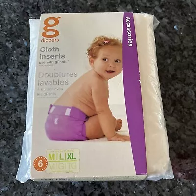 Gdiaper Reusable Cloth Inserts M/L/XL Cloth Inserts • $39.95