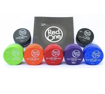 RED ONE Aqua Hair Gel WAX |  Full Force Maximum Control | REDONE 150ML Tub • £5.39