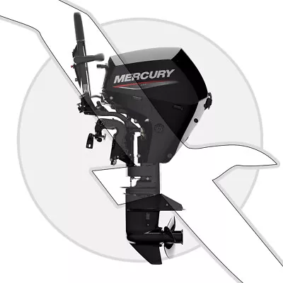 Mercury Marine 20hp MLH Four Stroke Outboard Engine • $3520.99