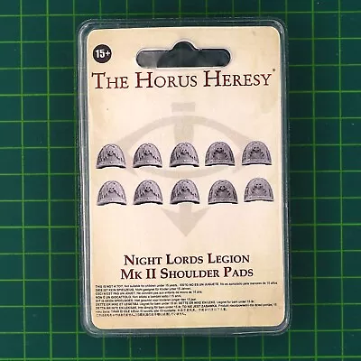 Night Lords Mkii Shoulder Pads Oop #15393 Warhammer Horus Heresy Forge World • $95.85