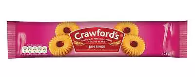 Crawfords Jam Rings Biscuits - 12x125g • £22