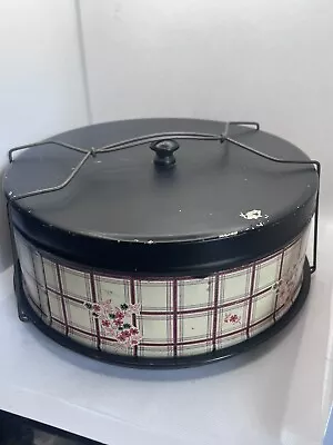 $21 • Buy Vintage Tin Cake Carrier With Wire Closure