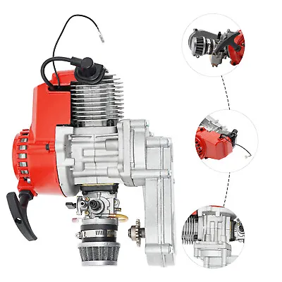 49CC 2 Stroke Complete Engine Motor Kit With Gear Box Pocket Mini Dirt Bike ATV • $58.91