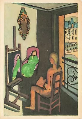 The Painter By Henri Matisse Vintage Continental Art Postcard Unposted • $5.95