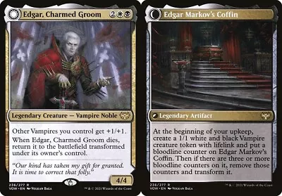 Edgar Charmed Groom // Edgar Markov's Coffin - Foil VOW LP MTG • $2.70