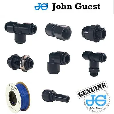 £3.49 • Buy 10MM JOHN GUEST PNEUMATIC PUSHFIT FITTINGS For Water Air Vacuum Filter Pump Pipe