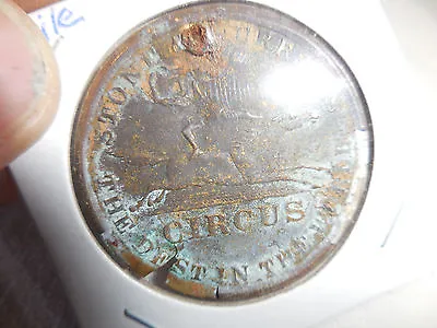  Stone & Murray Circus Horse Rider Token Mobileala. Best In The World Damaged • $150