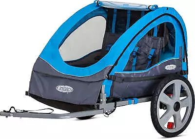 Bike Trailer For Toddlers Kids Single And Double Seat 2-In-1 Canopy Carrier • $264.59