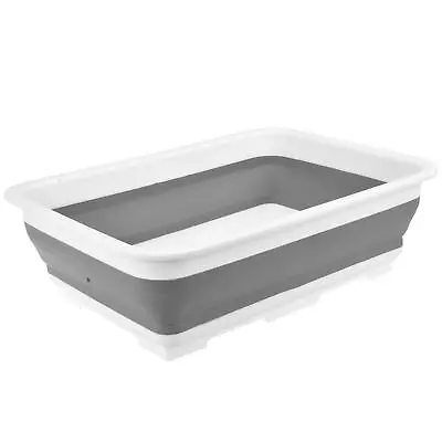 Collapsible Washing Up Bowl Folding Camping BBQ Small Kitchen Space Save Sink • £9.95