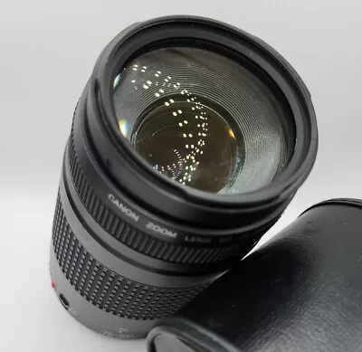 CANON ZOOM LENS EF 1:4-5.6 II 75-300mm No.1505761D CAMERA LENS Ø58mm With Hood • $159