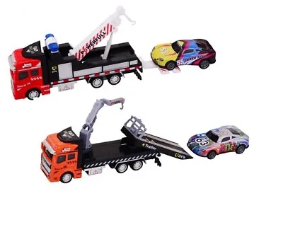 £16.99 • Buy DieCast Metal Rally Car Truck Transporter Recovery Vehicle Toy Fun