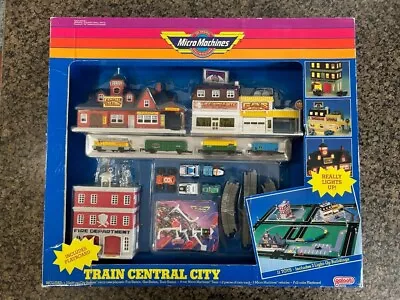 NEW - RARE Micro Machines Train Central City • $899.95