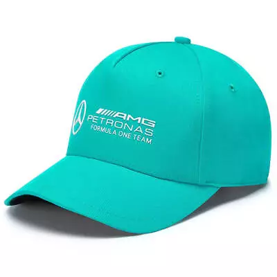 Mercedes AMG Petronas F1 Team Large Logo Baseball Cap - Green • $39