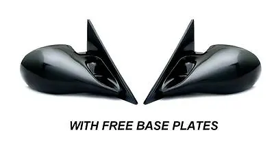 Vauxhall Astra G Mark 4 Black M3 Manual Door Wing Mirrors E Marked Base Plates • £44.99