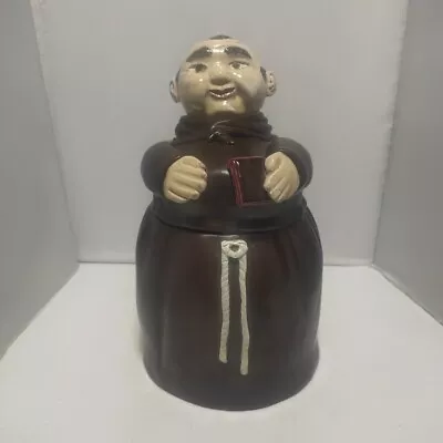 Vintage “Thou Shalt Not Steal  12  Monk Friar Cookie Jar  Signed M Taylor • $16.03