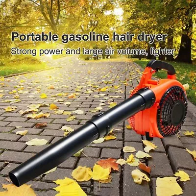 £62.99 • Buy 26CC 2 Stroke Petrol Powered Garden Snow Leaf Blower Handheld Air Cooled Engine