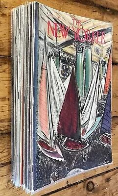 14 VTG New Yorker Magazines From 1941 Complete Issues VG- To VG • $10