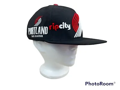 $35 • Buy Portland Trailblazers Rip City Cap Snapback Hat Pro Standard Black Adjustable