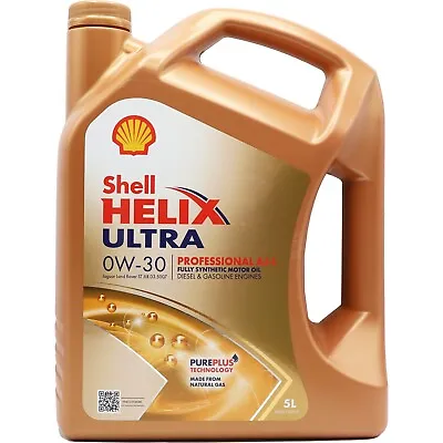 Shell Helix Ultra Professional AJ-L 0W-30 0W30 Fully Synthetic Engine Oil 5L • £50.99