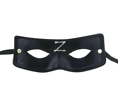 Bandit Zorro Man Eye Mask Masquerade Ball Costume Party Fancy Dress Carnival X2 • £2.89