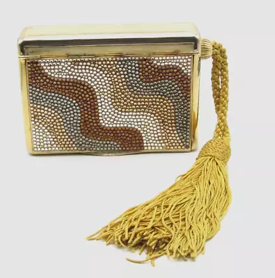 Vintage Judith Leiber Swarovski Crystal Art Deco Clutch From The Elaine Shops • $649