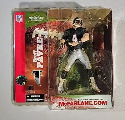 NFL McFarlane Sports #4 Brett Favre Atlanta Falcons Variant Black Jersey NIP  • $25