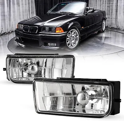 For 1992-1999 BMW 3 Series E36 M3 Clear Lens Pair Fog Lights Driving Lamps  • $34.99