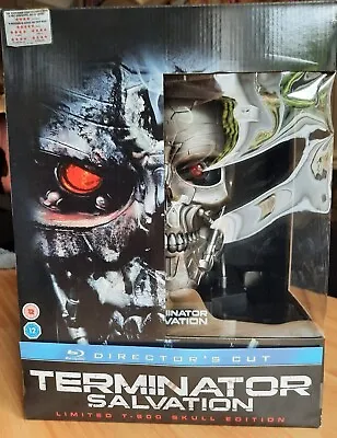 £189.99 • Buy Terminator Salvation Rare Bust Head Skull Edition Blu Ray DVD  1:1 Lifesize Oop