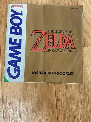 Vintage Gameboy Zelda Links Awakening Instruction Booklet  Uk Version Nintendo • £3.99