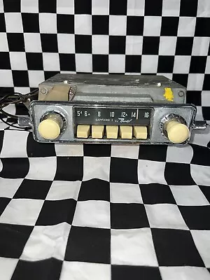 Vintage 1962-65 VW Bug Sapphire I AM Stereo Push Button Radio OEM Volkswagen • $215