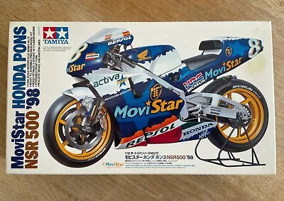 TAMIYA HONDA NSR 500 GP BIKE Movistar PONS 98 1:12 Scale Model Kit (NEW) • £74