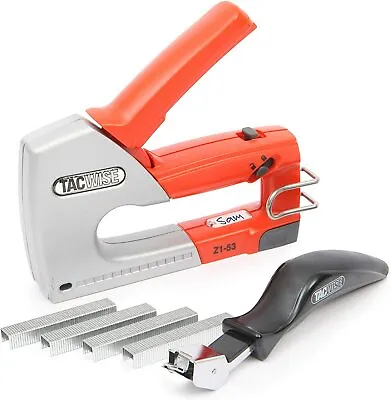 Tacwise 0889 Z1-53 Heavy Duty Metal Staple Gun With 200 Staples Staple Remover • £12.74