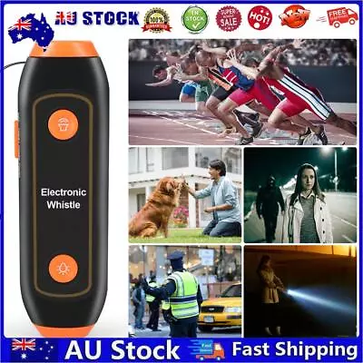 AU Emergency Whistle With Lanyard Handheld Electronic Whistles For Coaches Refer • $18.89