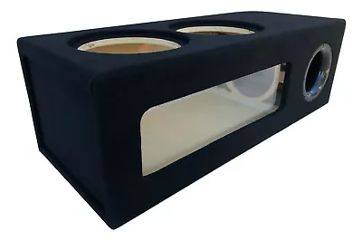 Ported Sub Box Enclosure For 2 12  Subwoofers  ~Plexiglass~ 6  AEROPORT ~ 4.7CF • $359.95