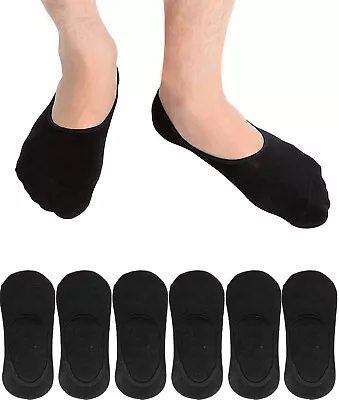 3-12 Pairs Mens Invisible No Show Socks Nonslip Loafer Low Cut Cotton Liner Boat • $6.49