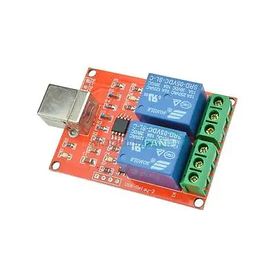 £5.94 • Buy USB 5V Relay 2 -Channel Programmable Computer Control For Smart Home
