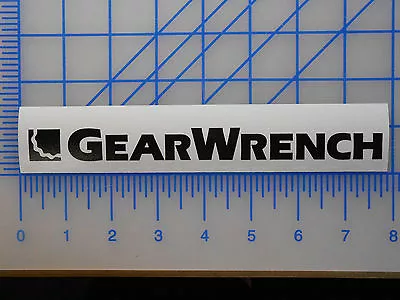 Gearwrench Logo Decal Sticker 7.5  11  Ratchet Wrench Mac Snap On Klein Cornwell • $2.99