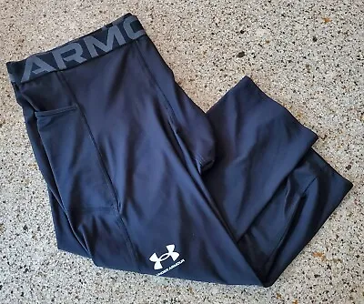 NWOT - Under Armour UA HeatGear 3/4 Compression Leggings Black Men's 3XL XXXL • $24.99