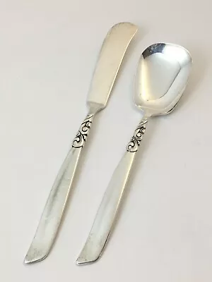 Oneida Community SOUTH SEAS Master Butter Knife & Sugar Spoon SilverPlate • $10.99