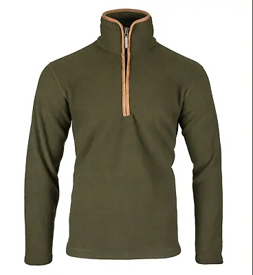 Jack Pyke Country Man Fleece Pullover Dark Olive Green Jumper Hunting Shooting • £26.99