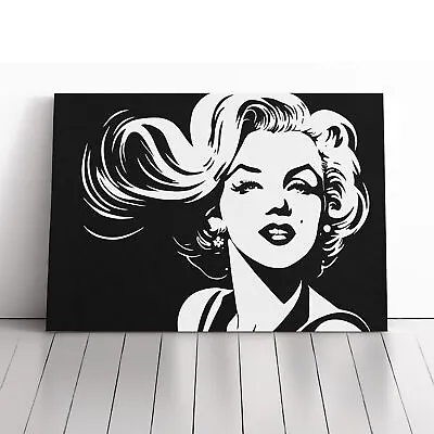 Marilyn Monroe In Monochrome Vol.3 Canvas Wall Art Print Framed Picture Decor • £34.95