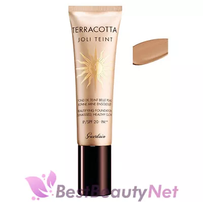 Guerlain Terracotta Joli Teint Beautifying Foundation SPF20 Light 1oz / 30ml • $49.95