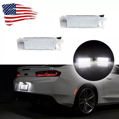 DIAMOND WHITE SMD LED License Plate Light For 2014-2020 Chevy Camaro Malibu Volt • $10.98