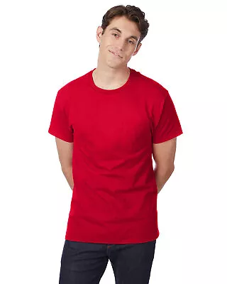 Hanes Men's Authentic-T Pocket T-Shirt H5590 • $8.58
