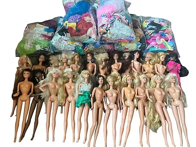 Huge Barbie Lot 700+ Items 1960s 70s 80s 90s Bendable Clothes Accessories • $250