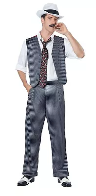 Mobster Mob Boss Mafia Gangster 20's Fancy Dress Up Halloween Adult Costume • $44.95