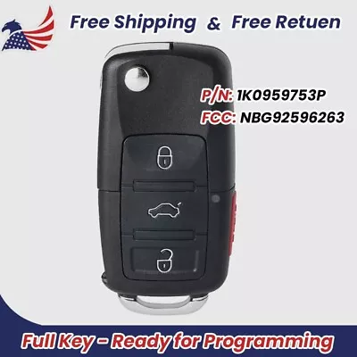 For Volkswagen 2006-2011 Eos Golf GTI Jetta Rabbit Remote Car Key Fob 1K0959753P • $15.91