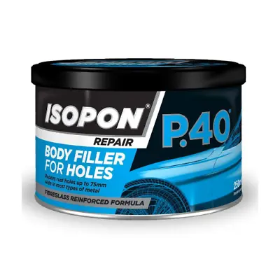 U-Pol David's Isopon P40/S Fibre Glass Body Filler 250ml Very Durable Waterproof • £10.99