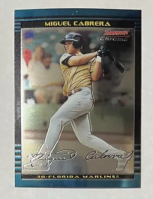 Miguel Cabrera 2002 Topps Bowman Chrome Prospect RC Rookie Card #BDP156 • $9.99