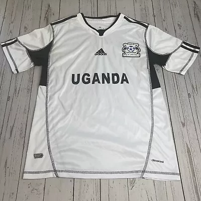 Adidas Uganda National Soccer Team Jersey Mens Small FUFA Play It And Live It • $22.95